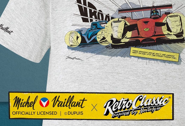 Retro Classic Clothing : T-shirts Michel Vaillant